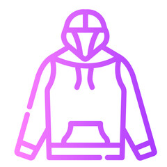 hoodie Gradient icon