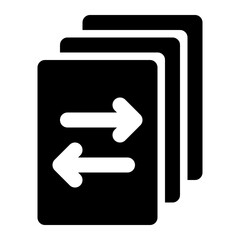 transaction data, transaction, data, file, data warehouse, computer solid or glyph icon