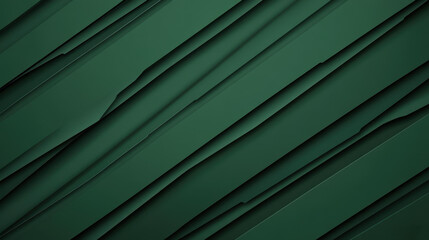 Obraz premium Eyecatching dark green 3D abstract background with stripes, perfect for modern presentations and designs.