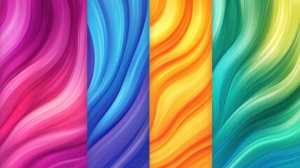 Explore vibrant, fluid 3D geometric backgrounds perfect for captivating flyers, banners, and posters that stand out.