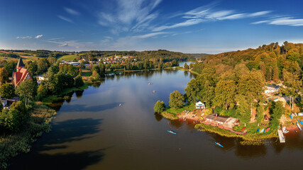 Kaszuby. Przywidz i jezioro Przywidzkie. © Janusz Lipiński