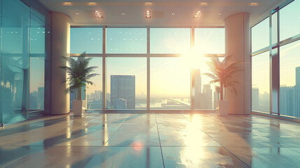 Fototapeta premium corporate office background, day time.