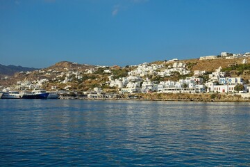 Mykonos, sitting in the Aegean Sea, is one of the most famous Greek Islands
