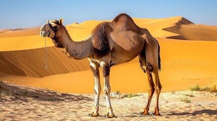 Camel in the Desert