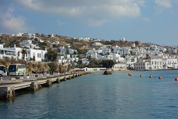 Mykonos, sitting in the Aegean Sea, is one of the most famous Greek Islands