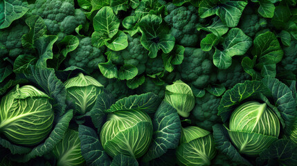 Obraz premium fresh cabbage isolated on white background