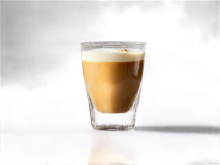 Cortado A balanced cortado in a small glass with a perfect layer of microfoam