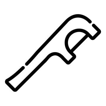 recommend clip art: dental floss Line Icon