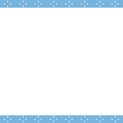 Micronesia flag style square frame