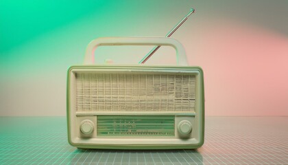Obraz premium Retro Waves: The Antilo Radio Experience