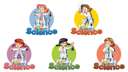 Kids Engaged in Science Experiments