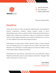 Professional company business and corporate letterhead design