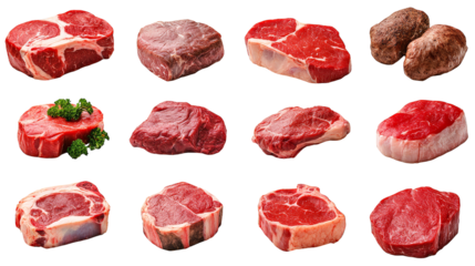 Raw Beef Steaks  Meat  Butchers Shop  Steakhouse  Grill  Food  Raw Meat