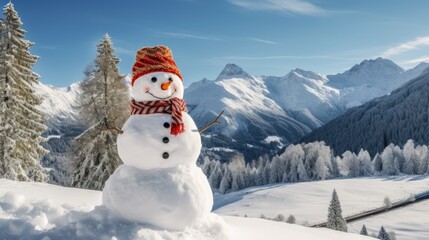 Obraz premium snowman
