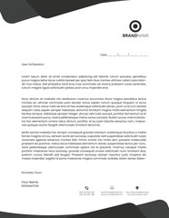 Professional company business and corporate letterhead design