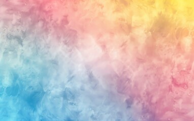 Fototapeta premium Abstract pastel-colored texture with soft hues of pink, blue, and yellow. Artistic design for background and digital use.