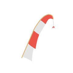 Indonesia flag on the flagpole