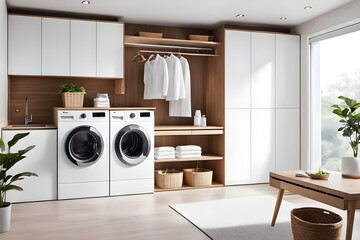 washing machine in the Laundrie Room