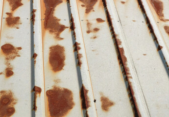 Rusty Surface: Abstract Metal Canvas in Contrast