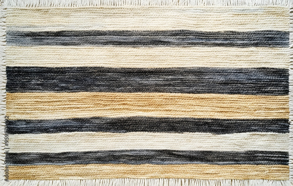 Poster 41. **full-size scandinavian rug pattern featuring a seamless blend of simple lines and muted colors