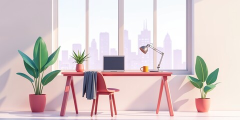 City View Home Office Inspiration.