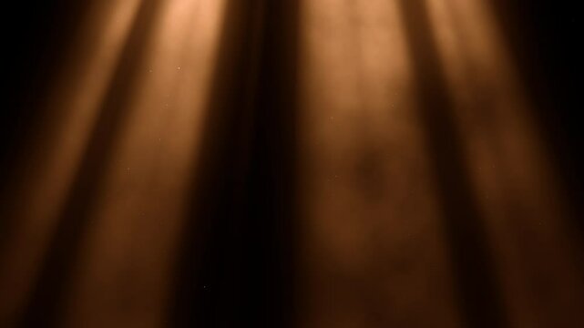 Top God Rays With Magic Particles Orange Color