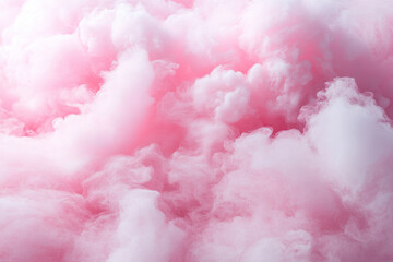 Fototapeta premium Fluffy Pink Cotton Candy Texture