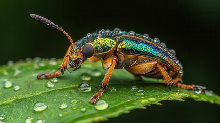 Fototapeta premium A low-angle view of a vibrant