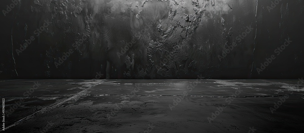 Poster dark cement for a textured backdrop. copy space image. place for adding text and design