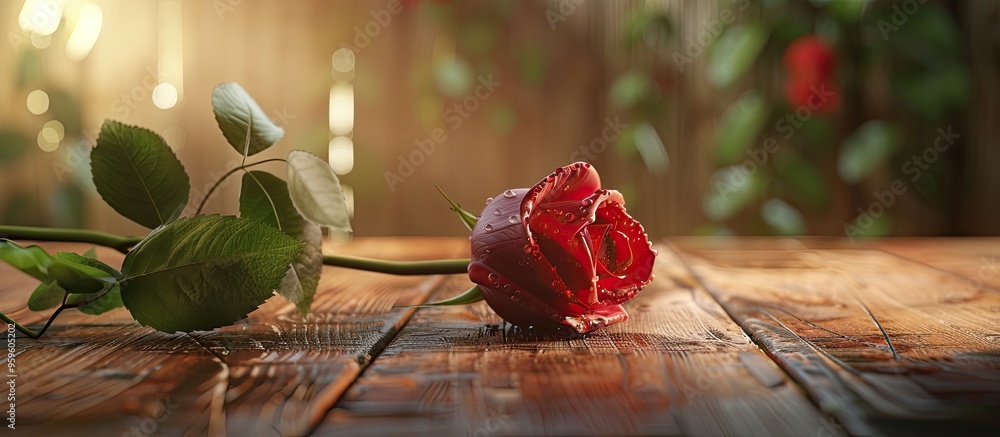 Poster valentine s day greeting card. copy space image. place for adding text and design