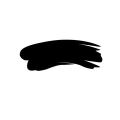 Fototapeta premium Set of thick brushstrokes