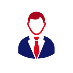 Icon of a man in a suit with a red tie