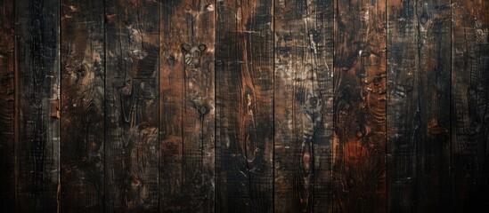 Obraz premium old brown rustic dark grunge wood texture wood backdrop. Copy space image. Place for adding text and design