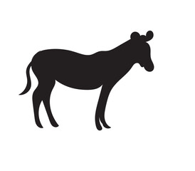 silhouette of a horse