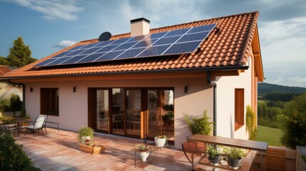 Self built houses and solar energy
