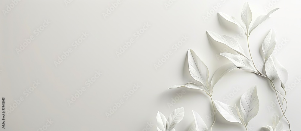 Poster a lovely and plain white background. copy space image. place for adding text and design