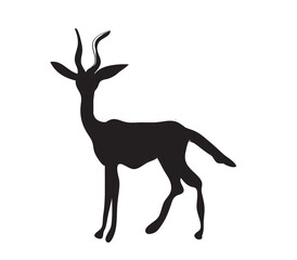 deer silhouette vector