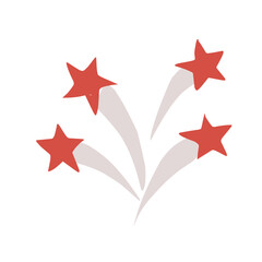 Obraz premium Vector firework sign isolated