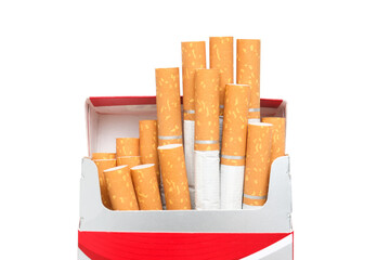 PNG,A pack of cigarettes, isolated on white background