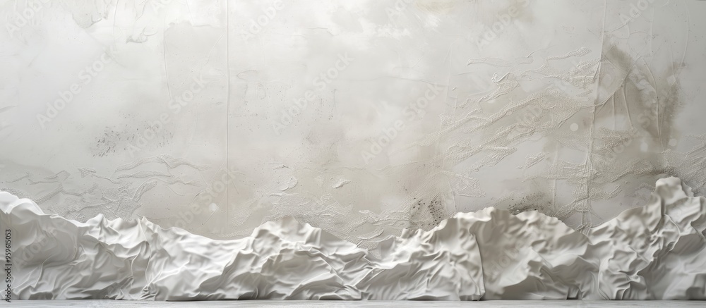 Poster isolated backdrop featuring white texture. copy space image. place for adding text and design