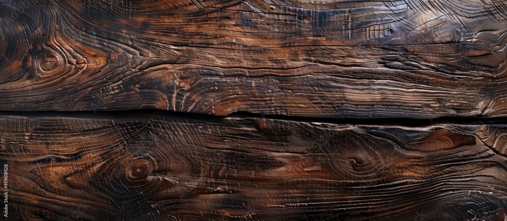 Poster brown wood texture abstract backdrop blank template. copy space image. place for adding text and des