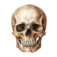 Skull Isolated on a Transparent Background