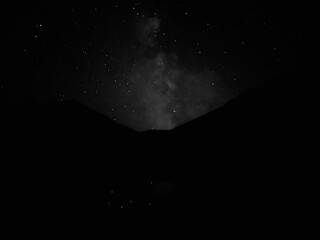 Milky Way night sky