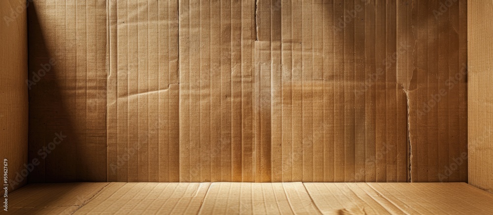 Poster cardboard backdrop. copy space image. place for adding text and design