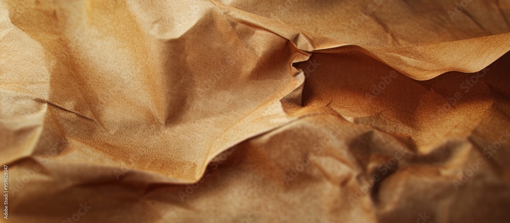 Poster brown paper backdrop vibrant paper texture. copy space image. place for adding text and design