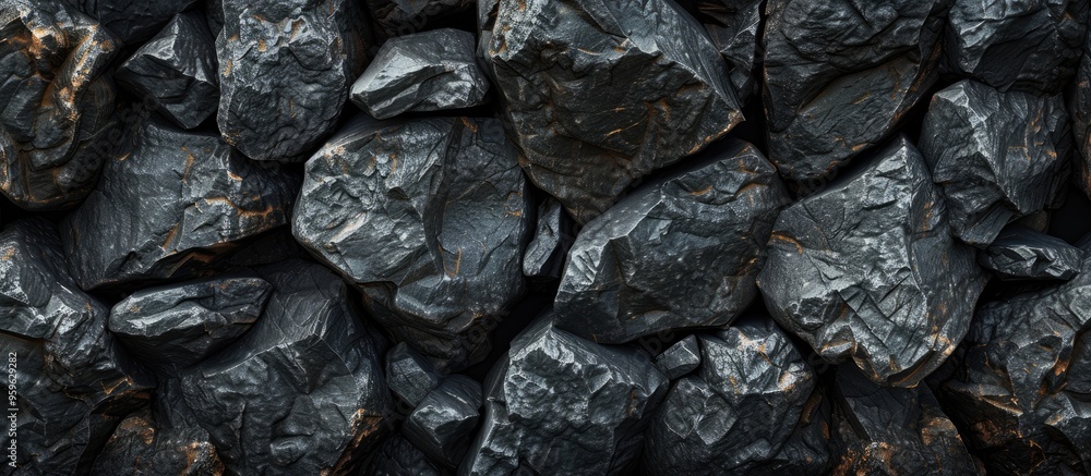 Poster stone abstract black background. copy space image. place for adding text and design