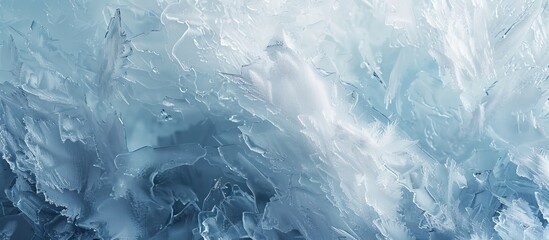 Obraz premium ice surface texture. Copy space image. Place for adding text and design