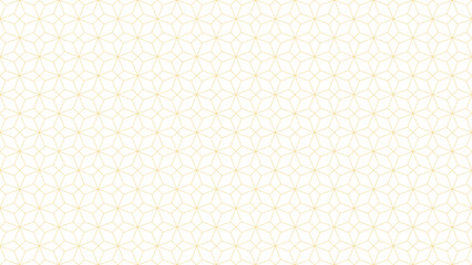 Simple yet elegant geometric pattern background featuring a subtle golden design on a white background.