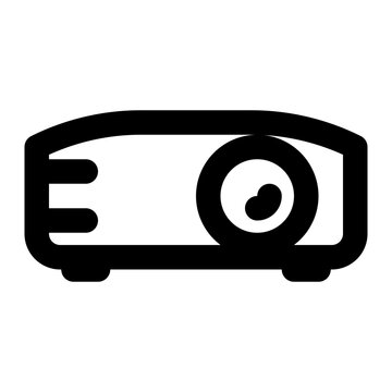 recommend clip art: projector, presentation, projection, electronic, device outline icon
