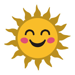 sun cartoon character